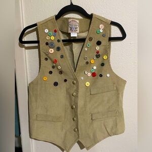 Vintage Levi Strauss & Co. Tan Corduroy Vest